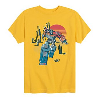 Boys 8-20 Transformers Optimus Prime Desert Scene Short Sleeve Graphic Tee