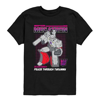 Boys 8-20 Transformers Megatron "Peace Through Tyranny" Short Sleeve Graphic Tee