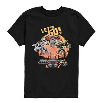 Boys 8-20 Transformers "Let's Go!" Desert Scene Short Sleeve Graphic Tee