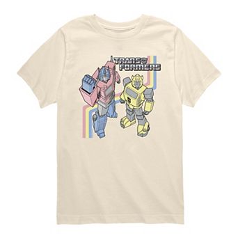 Boys 8-20 Transformers Optimus Prime & Bumblebee Vintage Short Sleeve Graphic Tee