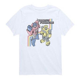 Boys 8-20 Transformers Optimus Prime & Bumblebee Vintage Short Sleeve Graphic Tee