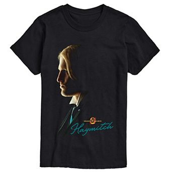 Men's The Hunger Games Haymitch Portrait Short Sleeve Graphic T-Shirt