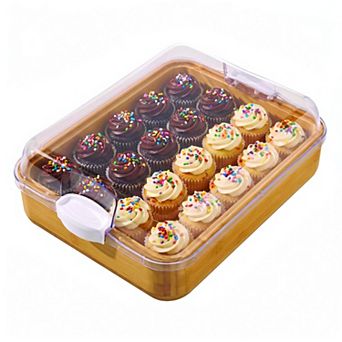 Farberware® 11 x 14 inch Bamboo Build-a-Buffet Container