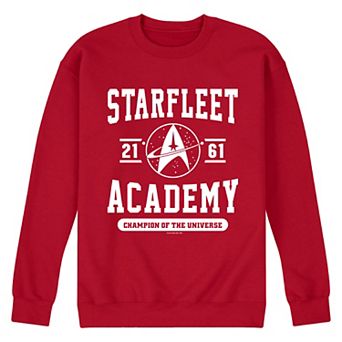 Men's Star Trek Starfleet Academy Collegiate Crew Fleece Sweatshirt