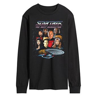 Men's Star Trek The Next Generation Group Long Sleeve Graphic T-Shirt