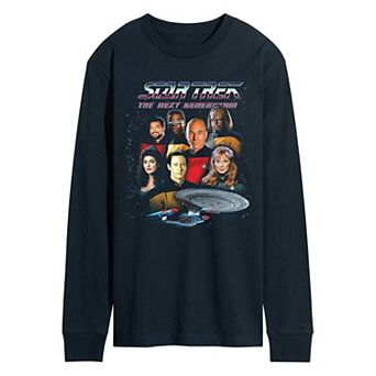 Men's Star Trek The Next Generation Group Long Sleeve Graphic T-Shirt