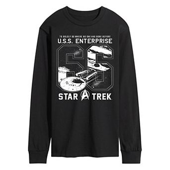 Men's Star Trek U.S.S. Enterprise '66 Long Sleeve Graphic T-Shirt