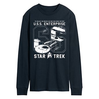 Men's Star Trek U.S.S. Enterprise '66 Long Sleeve Graphic T-Shirt