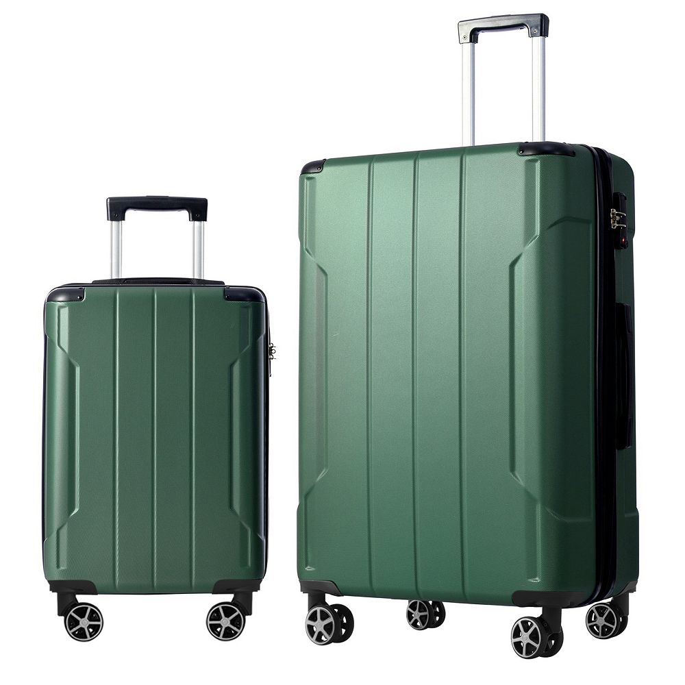 GDFStudio 2-Piece Expandable Luggage Set with TSA Lock & Spinner