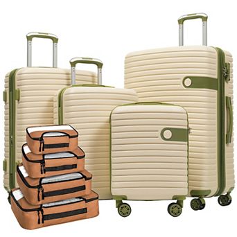 Christopher Knight Home 4 pc Luggage Set with Packing Cubes & Expandable Sizes