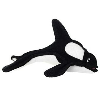 Tuffy Killer Whale Plush Pet Toy