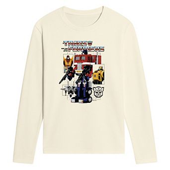 Men's The Transformers Schematic Long Sleeve Graphic T-Shirt
