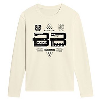 Men's Transformers Bumblebee Long Sleeve Graphic T-Shirt
