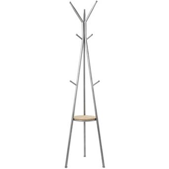 Stella & Eve Metal Freestanding Coat Rack with Wooden Base