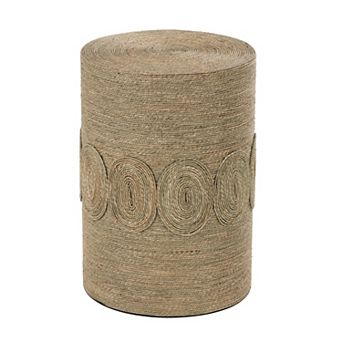 Stella & Eve Woven Drum End Table