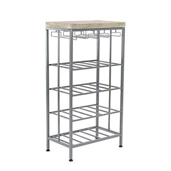 Stella & Eve Metal Storage Standing Wine Rack
