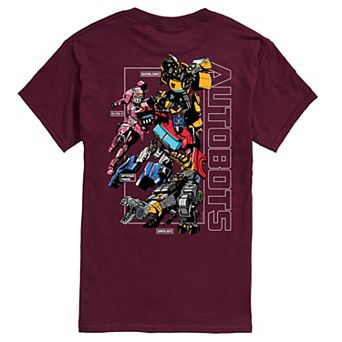 Men's Transformers Autobots Collage Short Sleeve Graphic T-Shirt