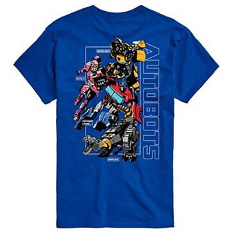 Men's Transformers Autobots Collage Short Sleeve Graphic T-Shirt