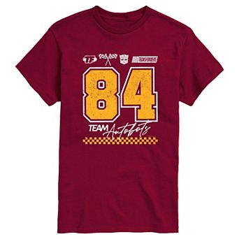 Men's Transformers Team Autobots Graphic Short Sleeve Racing Jersey T-Shirt