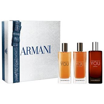 Armani Beauty Stronger with You 3 pc Discovery Men's Fragrance Holiday Gift Set