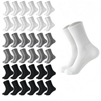 Casual Soft Cotton Blend Athletic Dress Socks Multipurpose Versatile Wear