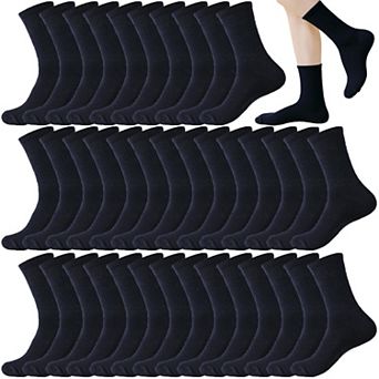 Cotton Cushion Crew Athletic Socks Wicking Breathable Sport Running Travel Casual Wear