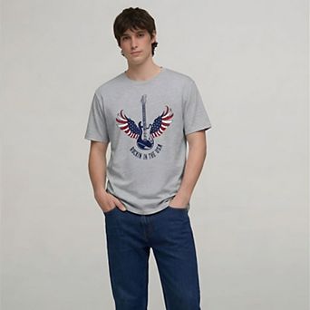 Club 76 Patriotic Guitar Men's Tee
