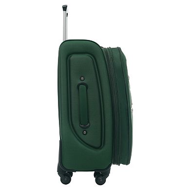 Pnronnc 3-Piece Expandable Softside Luggage Set with TSA Lock and Spinner Wheels