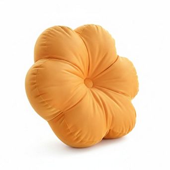 Flower Shaped Decorative Throw Pillow Floor Cushion for Couch Bed Chair Home Decor