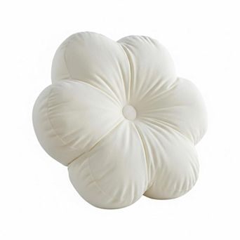 Flower Shaped Decorative Throw Pillow Floor Cushion for Couch Bed Chair Home Decor