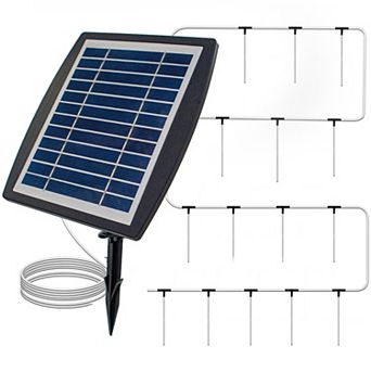 Solar Drip Irrigation System Automatic Watering Kit for Up to 15 Plants with USB Backup