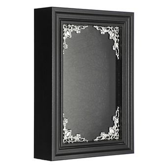 Shadow Box Frame, Wooden Display Case with Clear Glass Cover Shadow Box Picture Frame Display Case