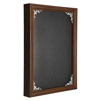 Shadow Box Frame, Wooden Display Case with Clear Glass Cover Shadow Box Picture Frame Display Case