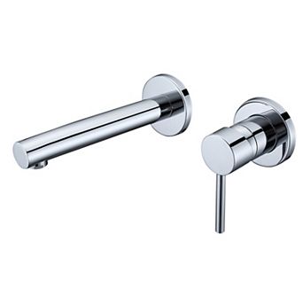 SUMERAIN Wall Mounted Vessel Bathroon Sink Faucet, Two-Hole Single-Lever with Rough in Valve