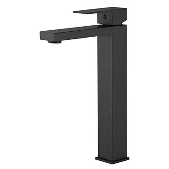 SUMERAIN Single Hole Bathroom Sink Faucet Stainless Steel Lavatory Faucet Single Handle Water-Saving