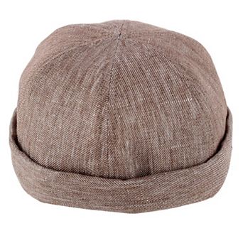 Wigens Men's Denim Linen Docker Cap