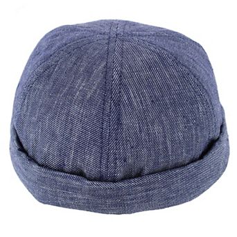 Wigens Men's Denim Linen Docker Cap