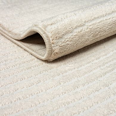 Abani Neutral NTL130B Beige Zen Reiki Circles Area rug