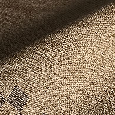 Abani Rugs Sage SAG100A Bordered Check Indoor/Outdoor Area Rug