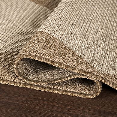 Abani Rugs Sage SAG110A Diamond Checkerboard Indoor/Outdoor Area Rug