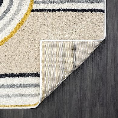 Abani Rugs Deco DEC190A Modern Links Area Rug