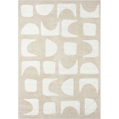 Abani Rugs Nuevo NUE220A Modern Geometric Area Rug