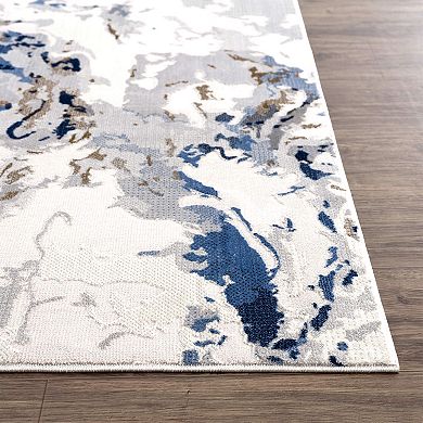 Abani Rugs Regal REG100A Grey Blue Transitional Abstract Area Rug