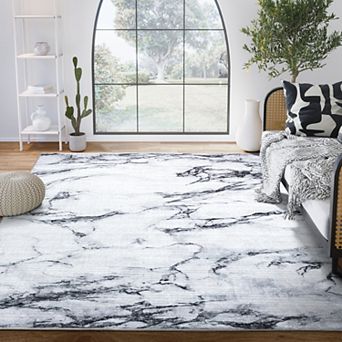 Abani Rugs Parker Collection PAR220A Ivory Marble Area Rug