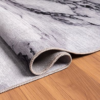 Abani Rugs Parker Collection PAR220A Ivory Marble Area Rug