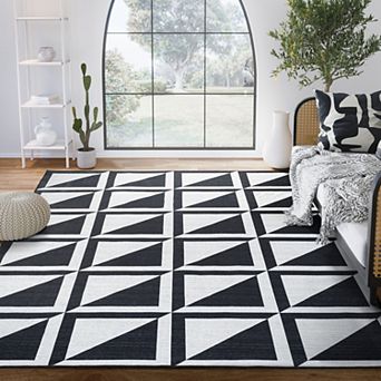 Abani Rugs Parker Collection PAR190A High Contrast Squares Area Rug