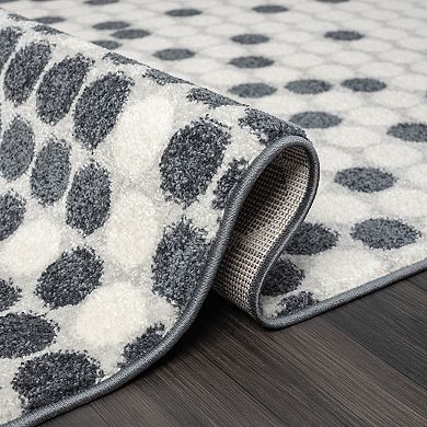 Abani Rugs Nuevo NUE270A Modern Octagonal Area Rug