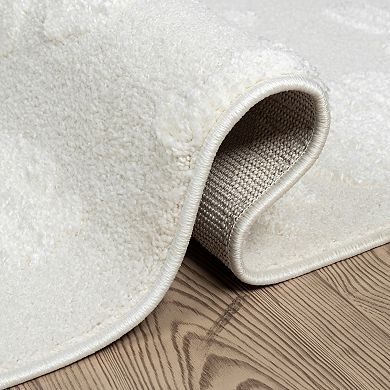 Abani Rugs Nomad Collection NOM100A Abstract Cream Area Rug