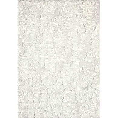 Abani Rugs Nomad Collection NOM100A Abstract Cream Area Rug