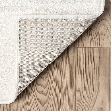 Abani Rugs Nomad Collection NOM170A Cream Tone-on-Tone Abstract Area Rug